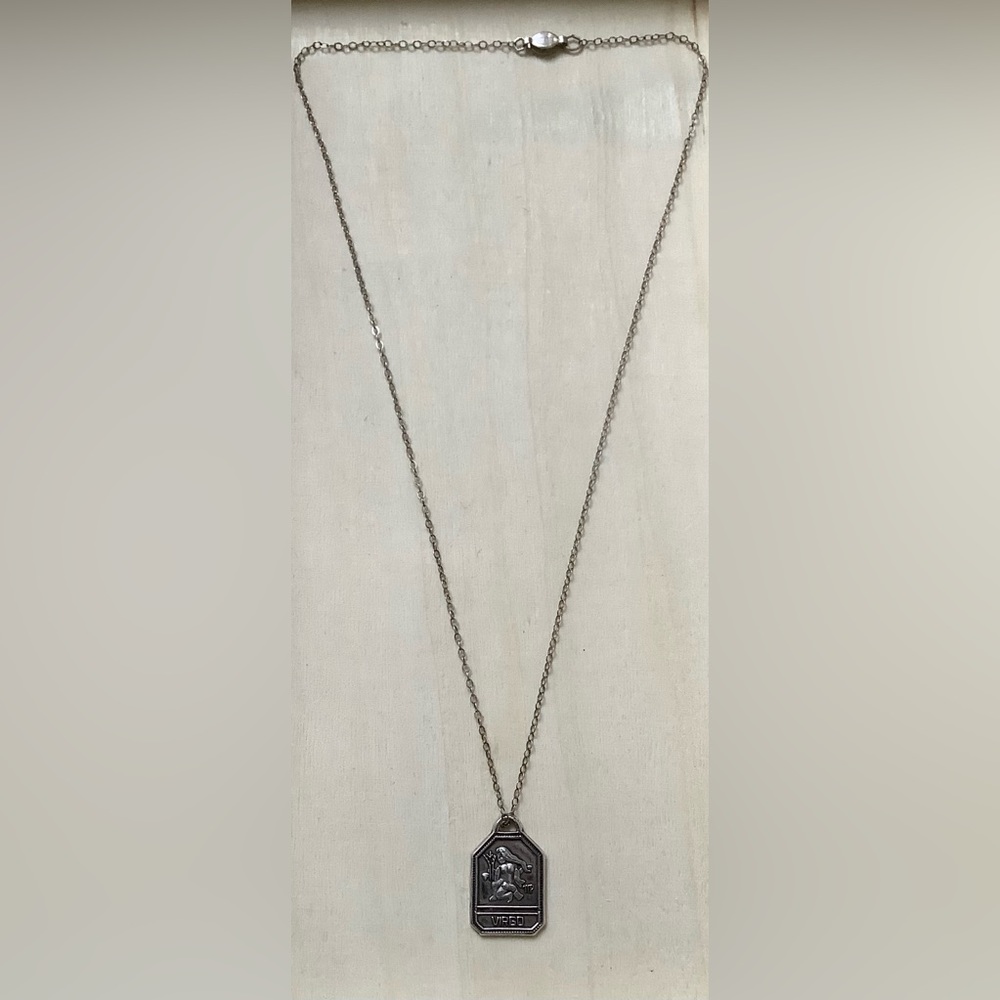 Virgo zodiac pendant-charm 16” chain (astrology) New Vintage sterling silver - Picture 6 of 13